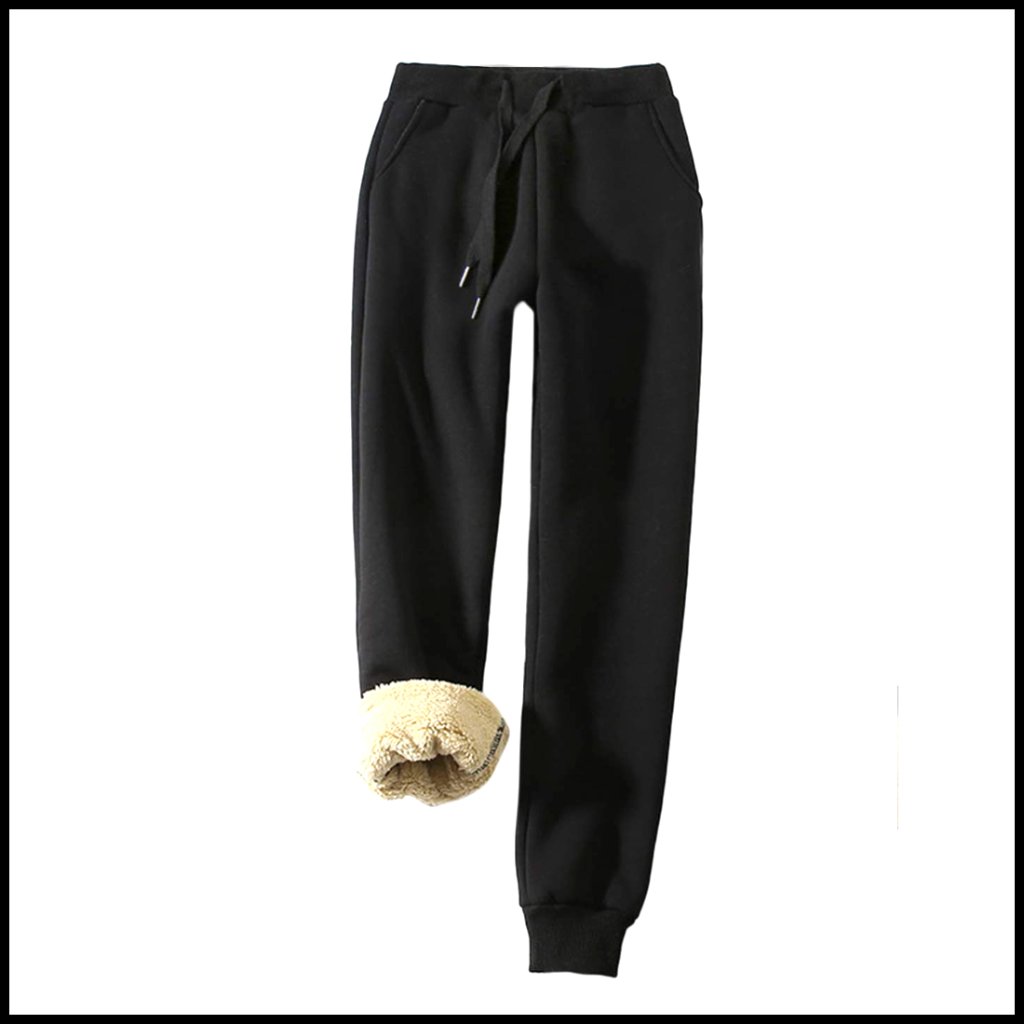 Women's Sherpa Lined Fleece Sweatpants Joggers Athletic Winter Warm